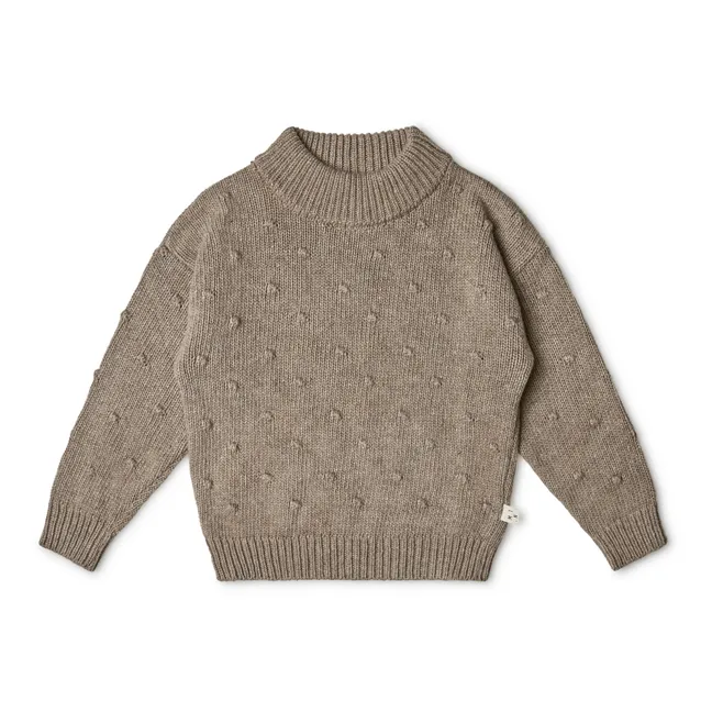Pull Maille Recyclée Juna | Taupe