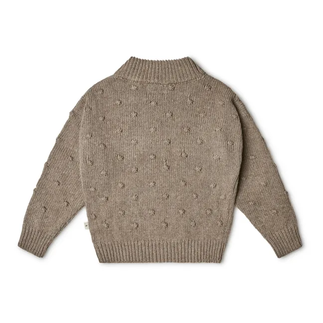 June Recycled Knit Jumper | Taupe brown