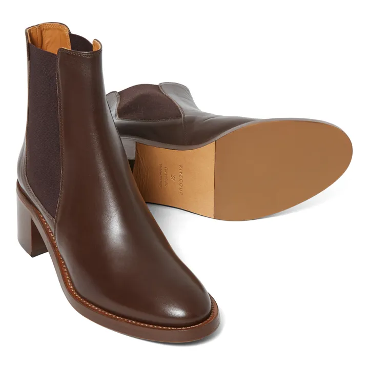 N°289 Leather Boots | Brown- Product image n°3