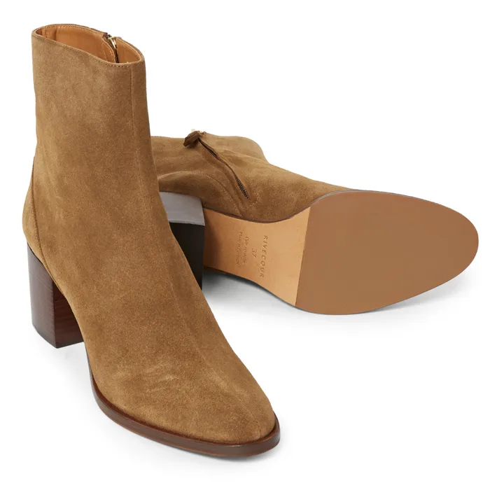 N°660 Suede Boots | Khaki brown- Product image n°3