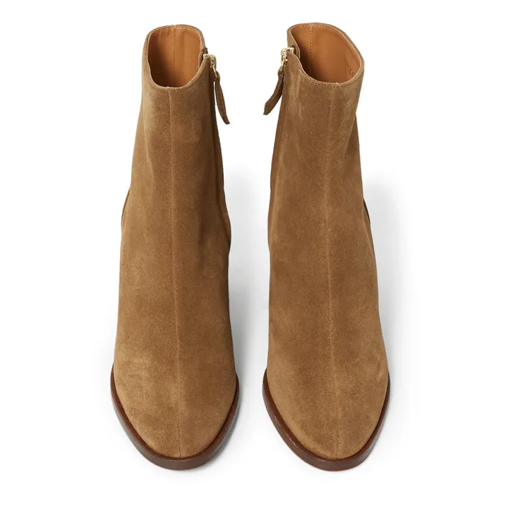 N°660 Suede Boots | Khaki brown- Product image n°4