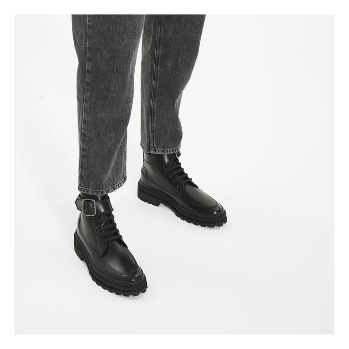 Alix Leather Boots  | Black- Product image n°2