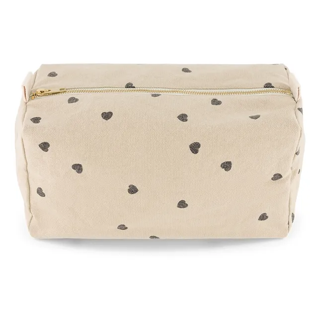 Vic Hearts Makeup Bag | Sand