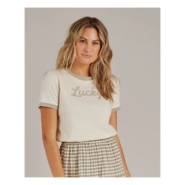 T-shirt Lucky -Collection Femme | Crème- Image produit n°0