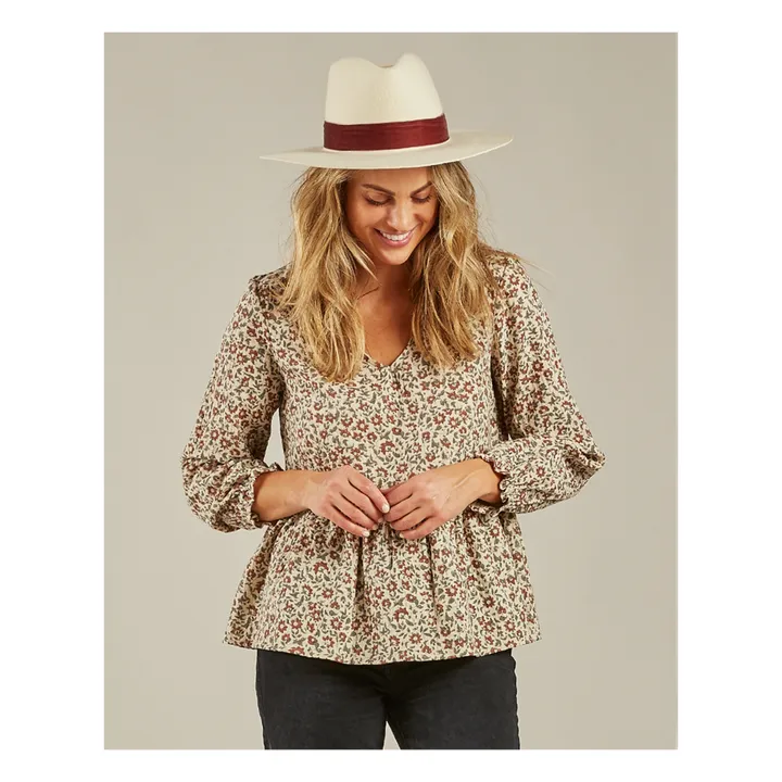 Floral Blouse - Women’s Collection  | Cream- Product image n°0