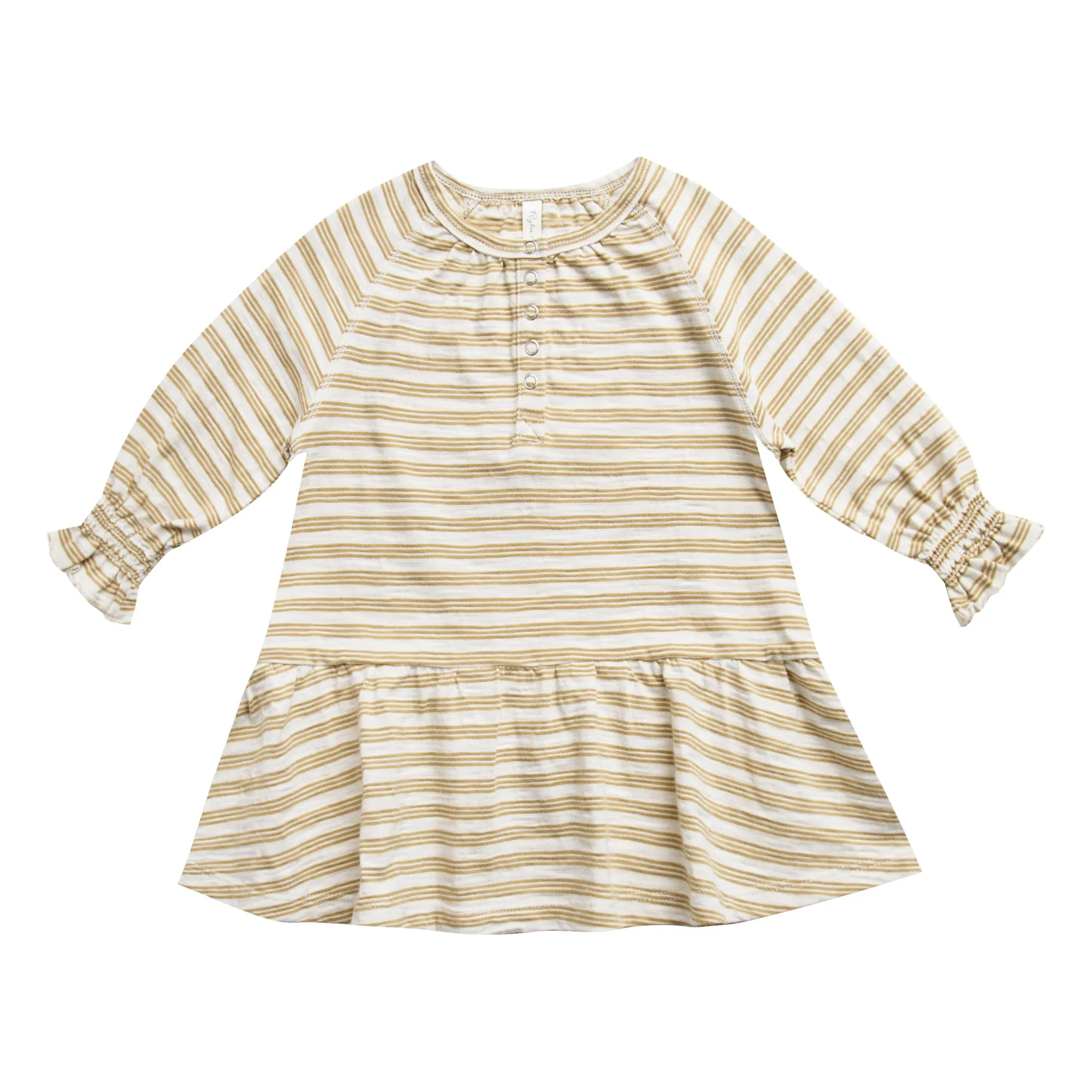 Rylee + Cru Ivory Striped Dress