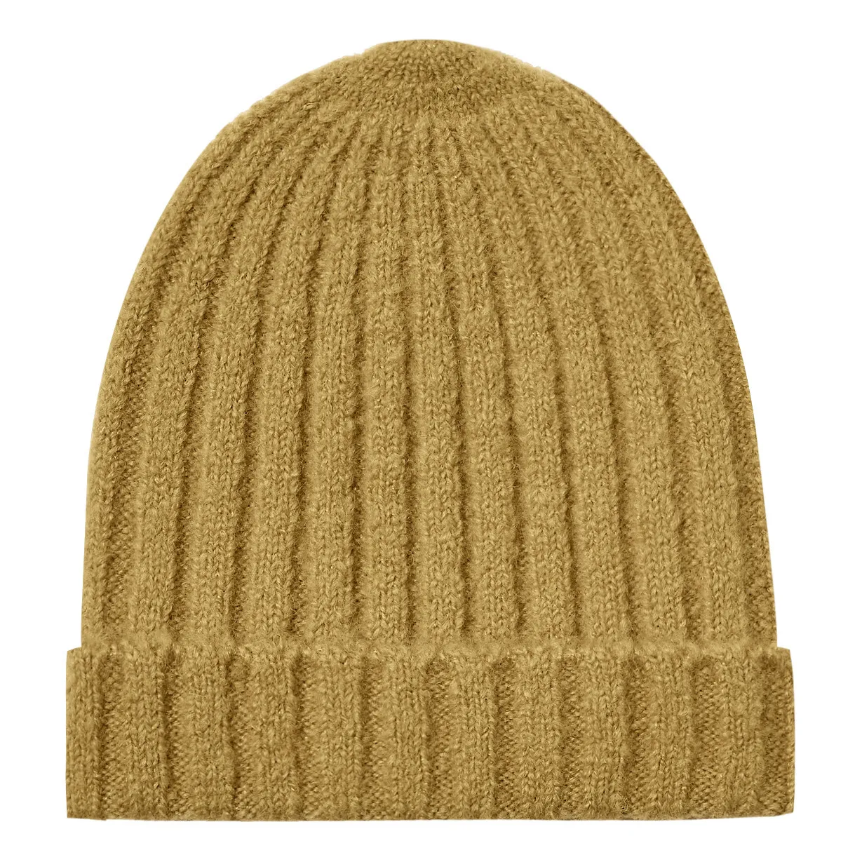 Rylee + Cru Ochre Ribbed Beanie