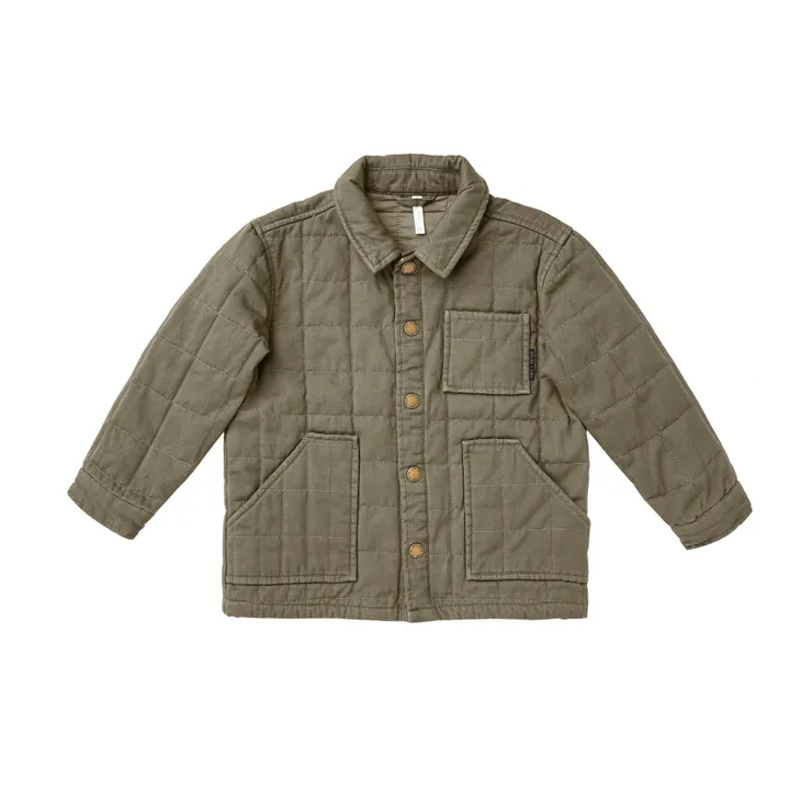 Quilted Jacket | Khaki- Product image n°0