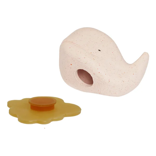 Caja de juguetes de baño supra reciclados - Tortuga y ballena | Rosa