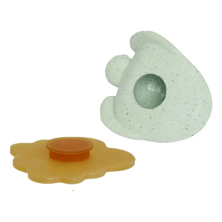 Upcycled Bath Toy Set - Turtle & Whale | Sage- Product image n°2