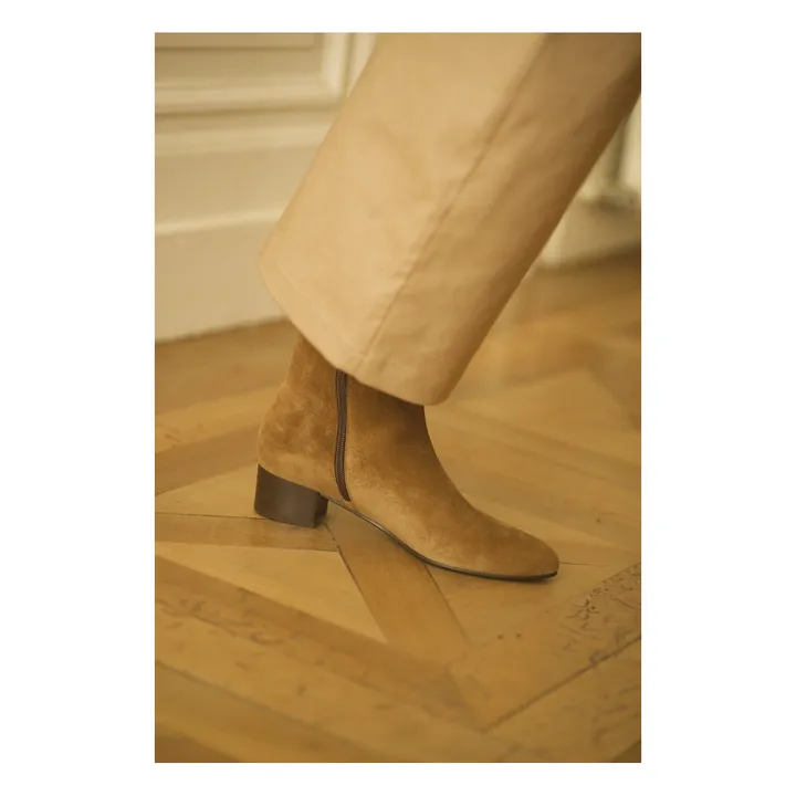 Wildleder-Boots Michelle | Haselnussbraun- Produktbild Nr. 4