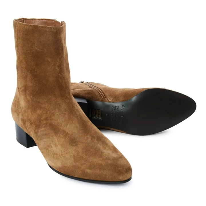 Wildleder-Boots Michelle | Haselnussbraun- Produktbild Nr. 6