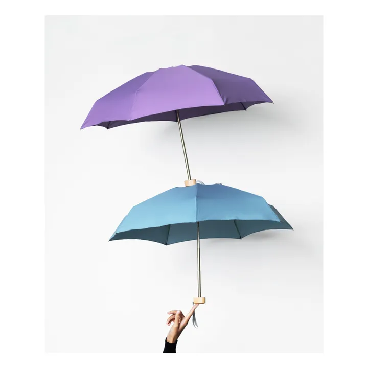 Faltbarer Regenschirm Olympe | Lila- Produktbild Nr. 3