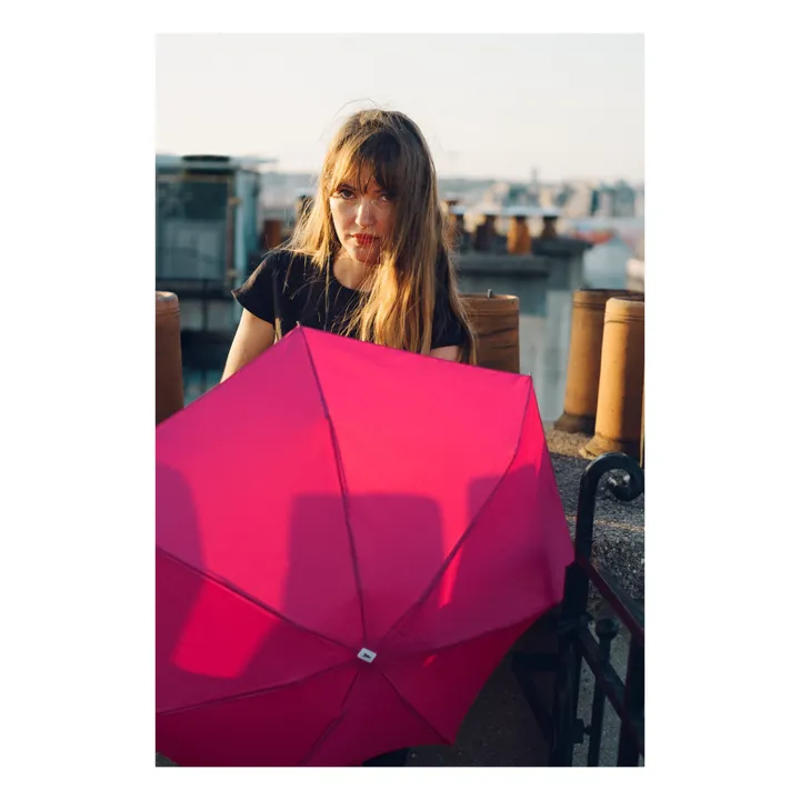 Faltbarer Regenschirm Suzanne | Rosa- Produktbild Nr. 1