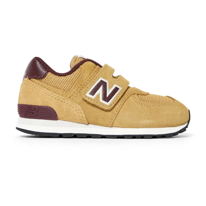 New Balance Baskets 574 Jaune moutarde Smallable