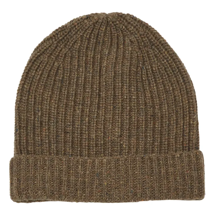 Dorset Recycled Wool Beanie | Brown- Product image n°0