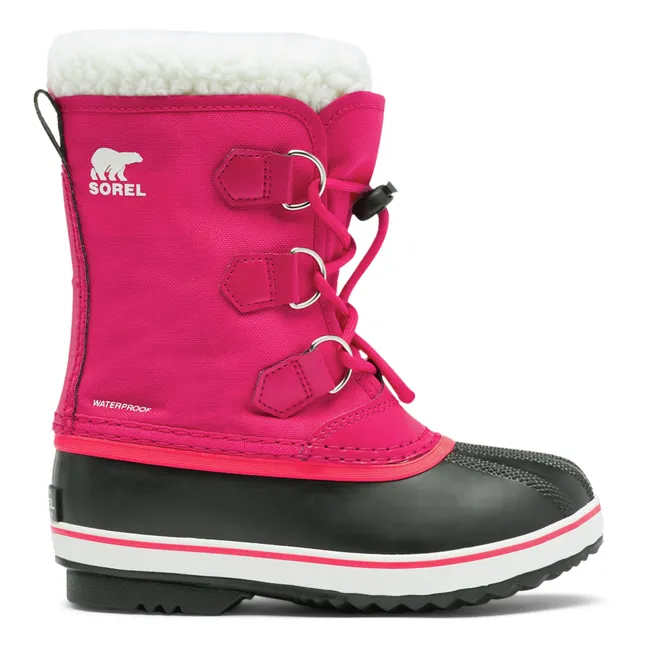 Yoot Pac Nylon Fur-Lined Boots | Pink