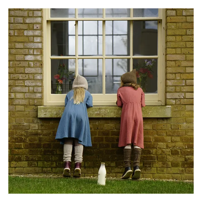 Robe Gaze de Coton Bio Tilda | Bleu ciel