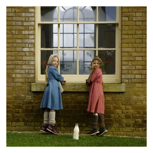 Robe Gaze de Coton Bio Tilda | Bleu ciel