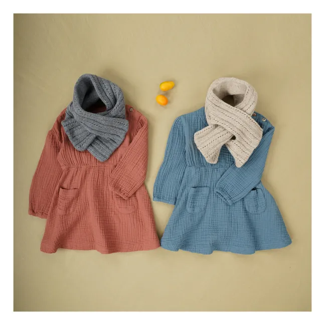 Robe Gaze de Coton Bio Tilda | Bleu ciel