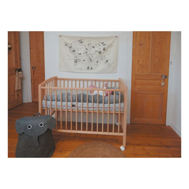 Arthur Lacquered Cot 70x140 cm 