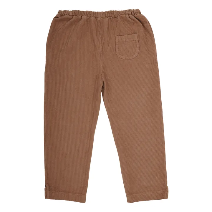 Pantalon Velours Coton Bio Caspar | Camel- Image produit n°1