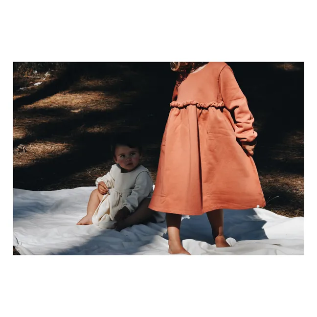 Exclusive Möm(e) x Smallable -  Julieta Organic Fleece Dress | Rust