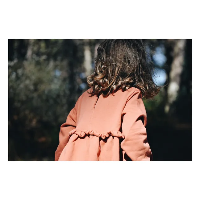 Exclusive Möm(e) x Smallable -  Julieta Organic Fleece Dress | Rust