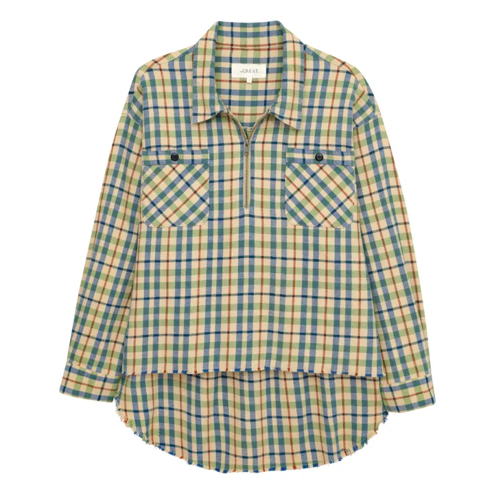 The Mountaineer Checked Overshirt | Yellow- Product image n°0