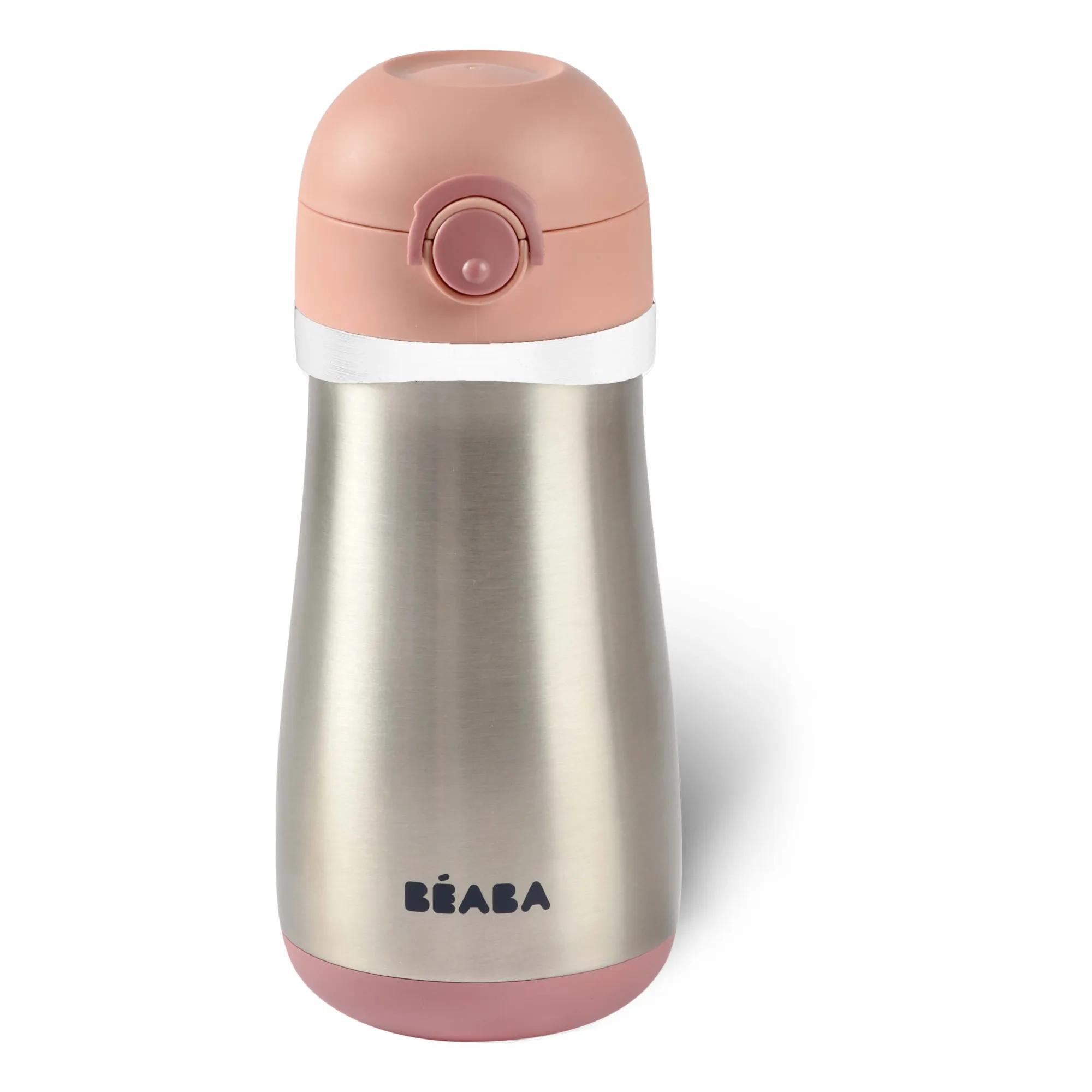 Béaba Dusty Pink Stainless Steel Bottle