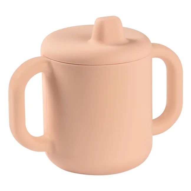 Taza de silicona para aprender a beber | Rosa