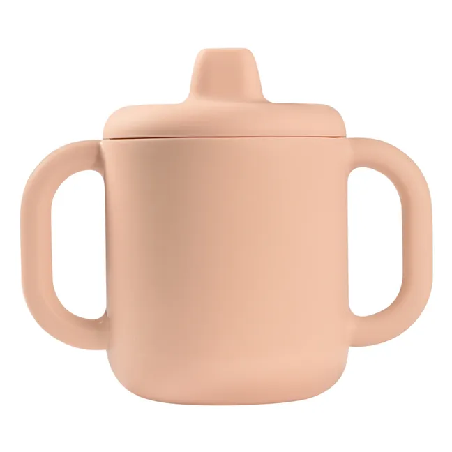 Taza de silicona para aprender a beber | Rosa