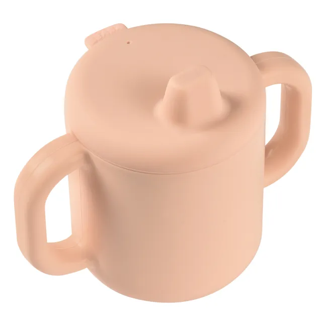 Taza de silicona para aprender a beber | Rosa