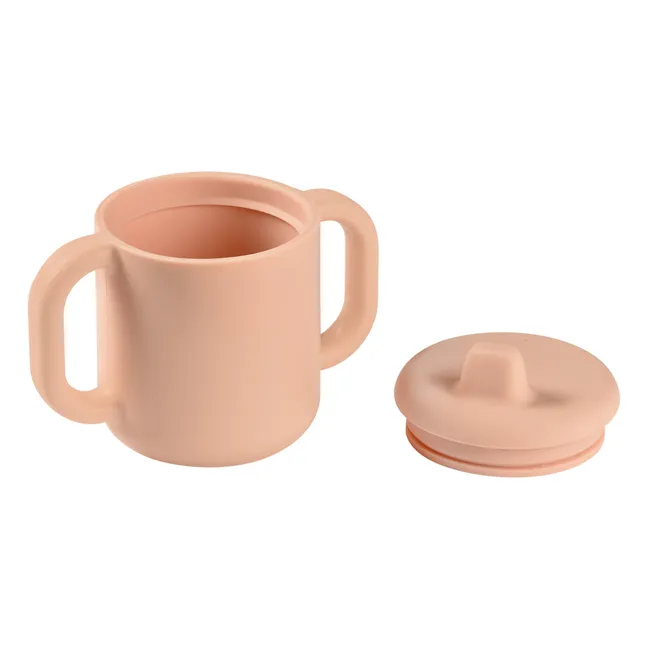 Taza de silicona para aprender a beber | Rosa