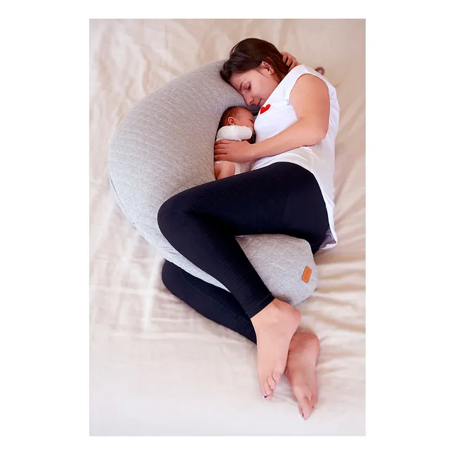 Cuscino da allattamento, modello: Big Flopsy | Grigio