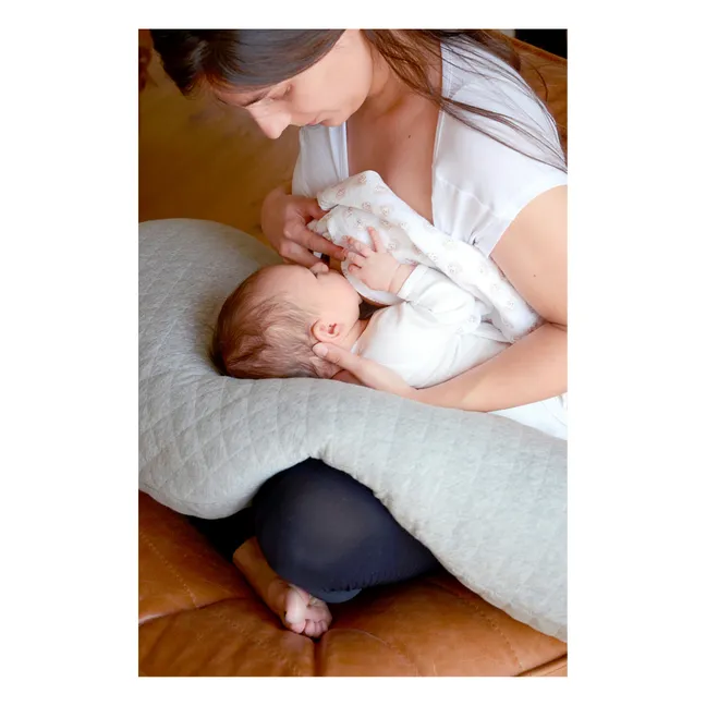 Cuscino da allattamento, modello: Big Flopsy | Grigio
