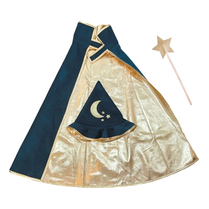 Wizard Fancy Dress Costume | Peacock blue- Product image n°2