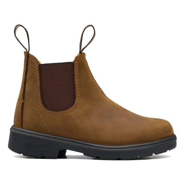 Nubuck Chelsea Boots | Camel