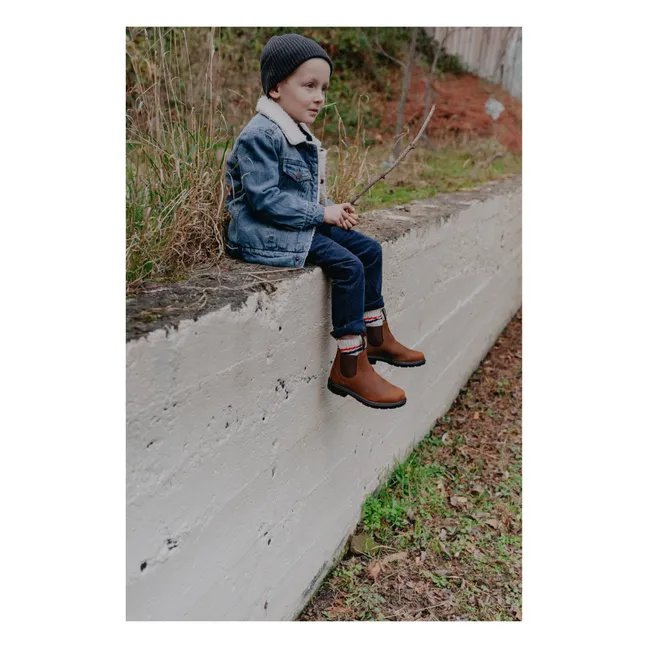 Nubuck Chelsea Boots | Camel