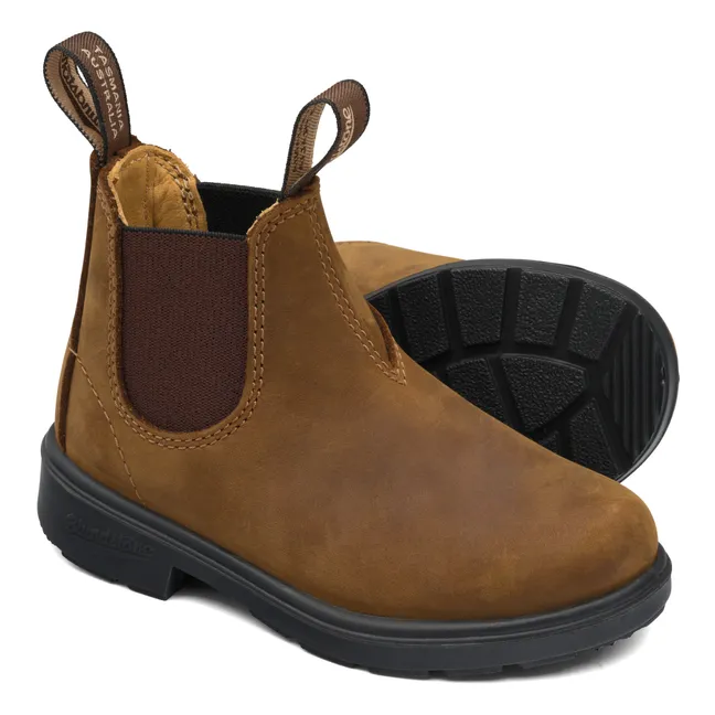Botas Chelsea Nubuck | Camel