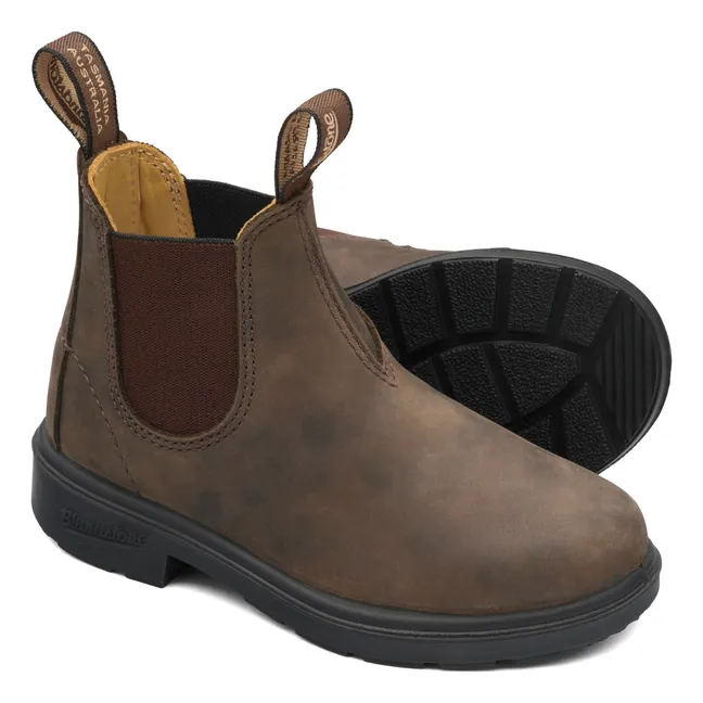 Nubuck Chelsea Boots | Brown