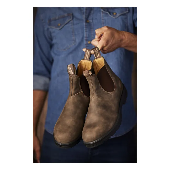 Nubuck Classic Chelsea Boots - Adult’s Collection  | Brown