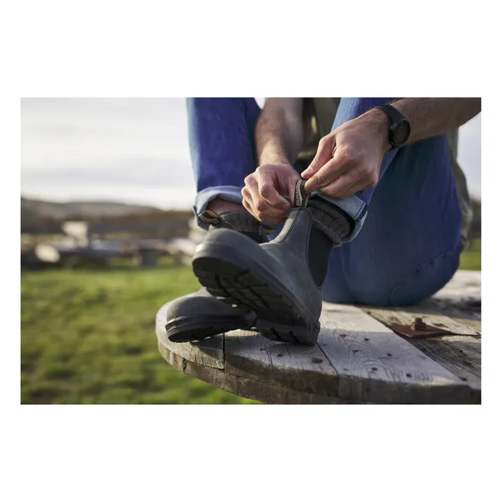 Chelsea Boots Classic Rustic - Collection Adulte | Noir- Image produit n°2