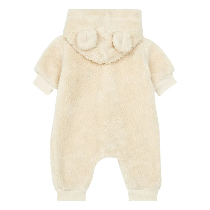 Fleece Baby Snowsuit | Ecru- Product image n°1