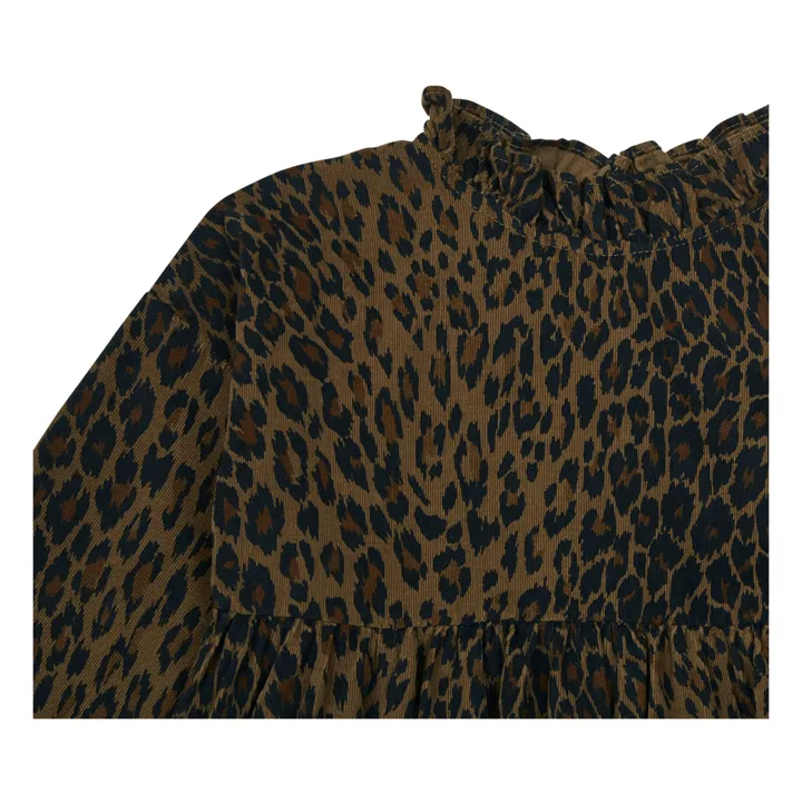 Samtkleid Leopard | Braun- Produktbild Nr. 1