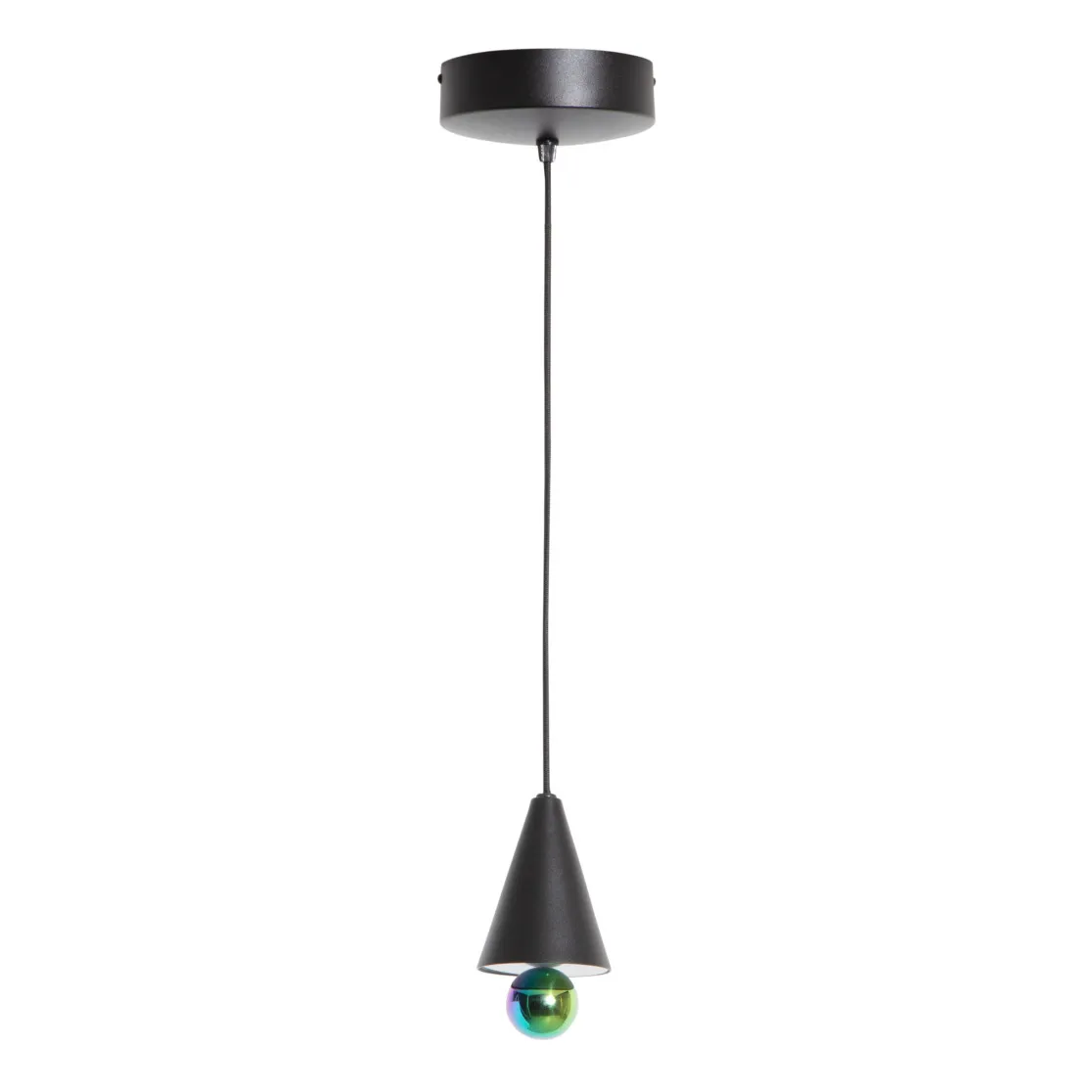 Petite Friture Black Cherry Recycled Aluminium Pendant Lamp