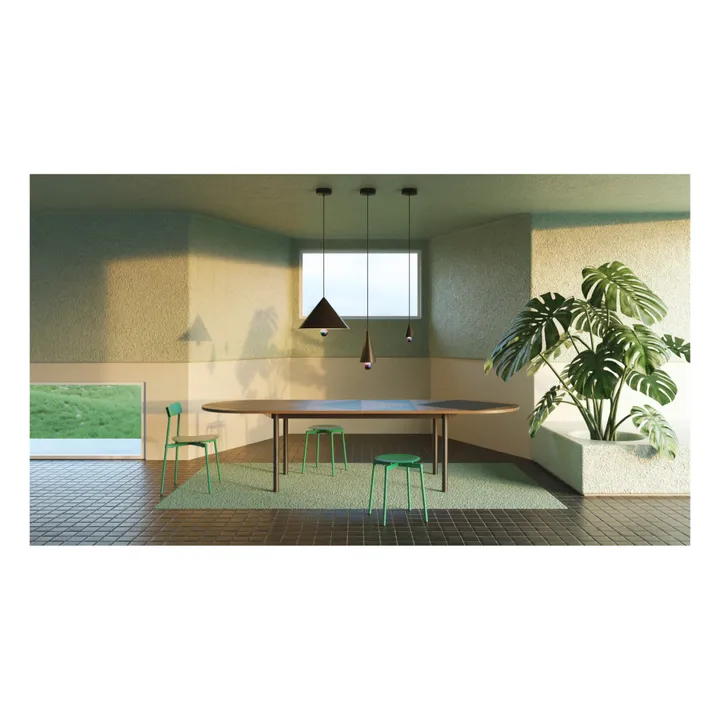 Lámpara de techo de aluminio reciclado Cherry | Negro- Imagen del producto n°1