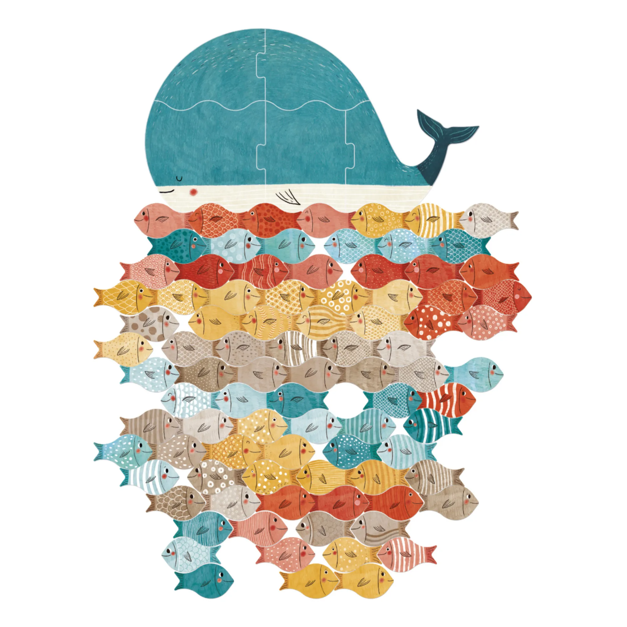 Jeu de concentration The Whale & The Fish- Image produit n°2