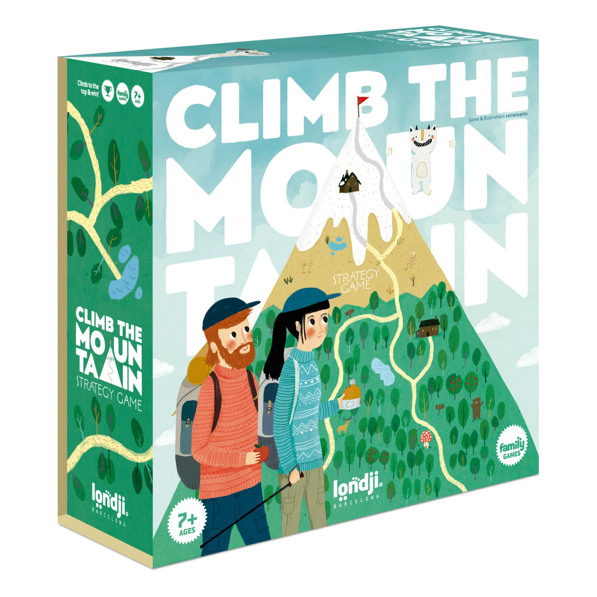 Londji Multicoloured Climb The Mountain Strategy Game