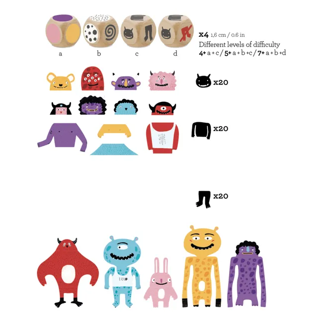 Gioco di osservazione - My monsters (I miei mostri)